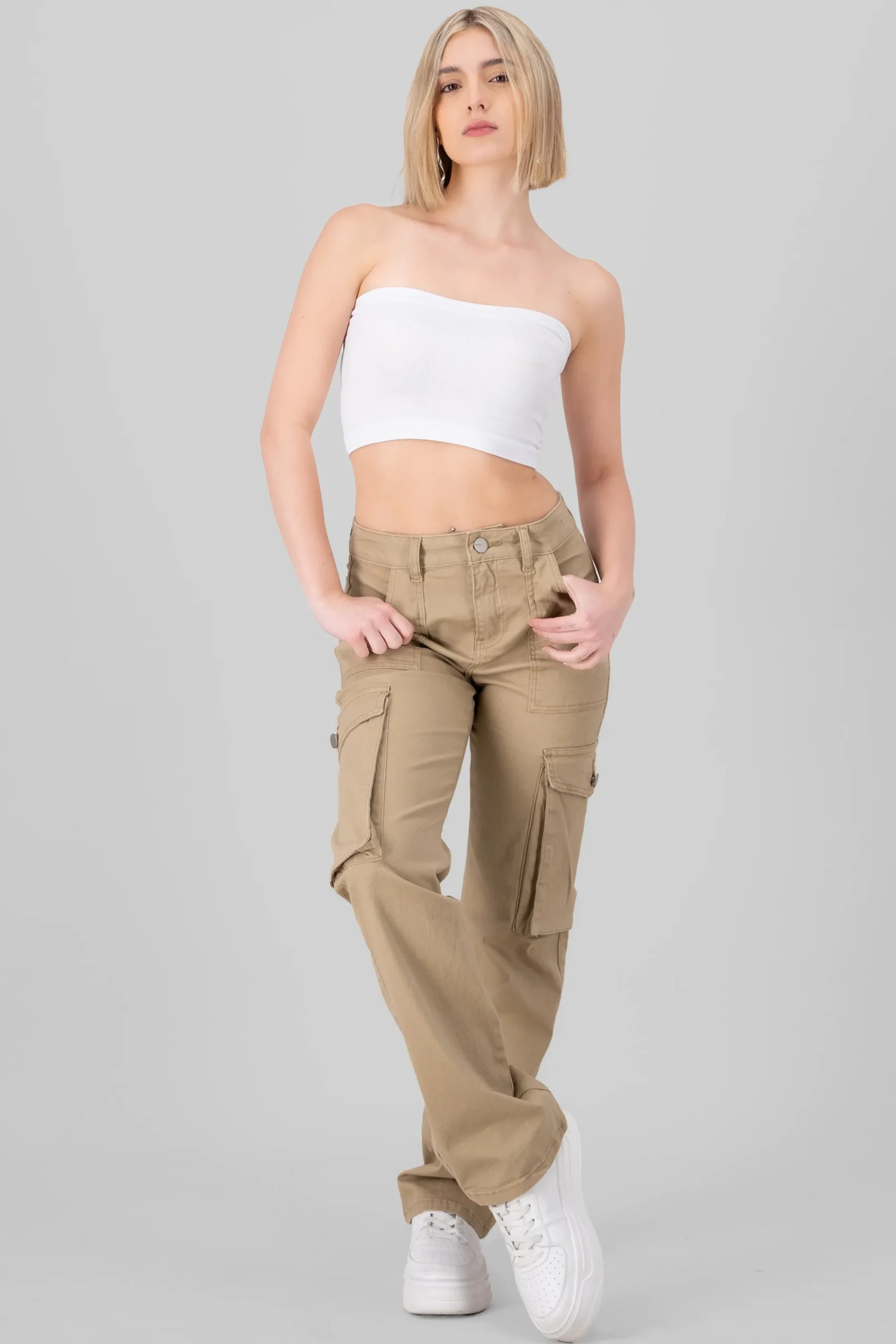 Shasa Cargo Jeans With 2 Pockets