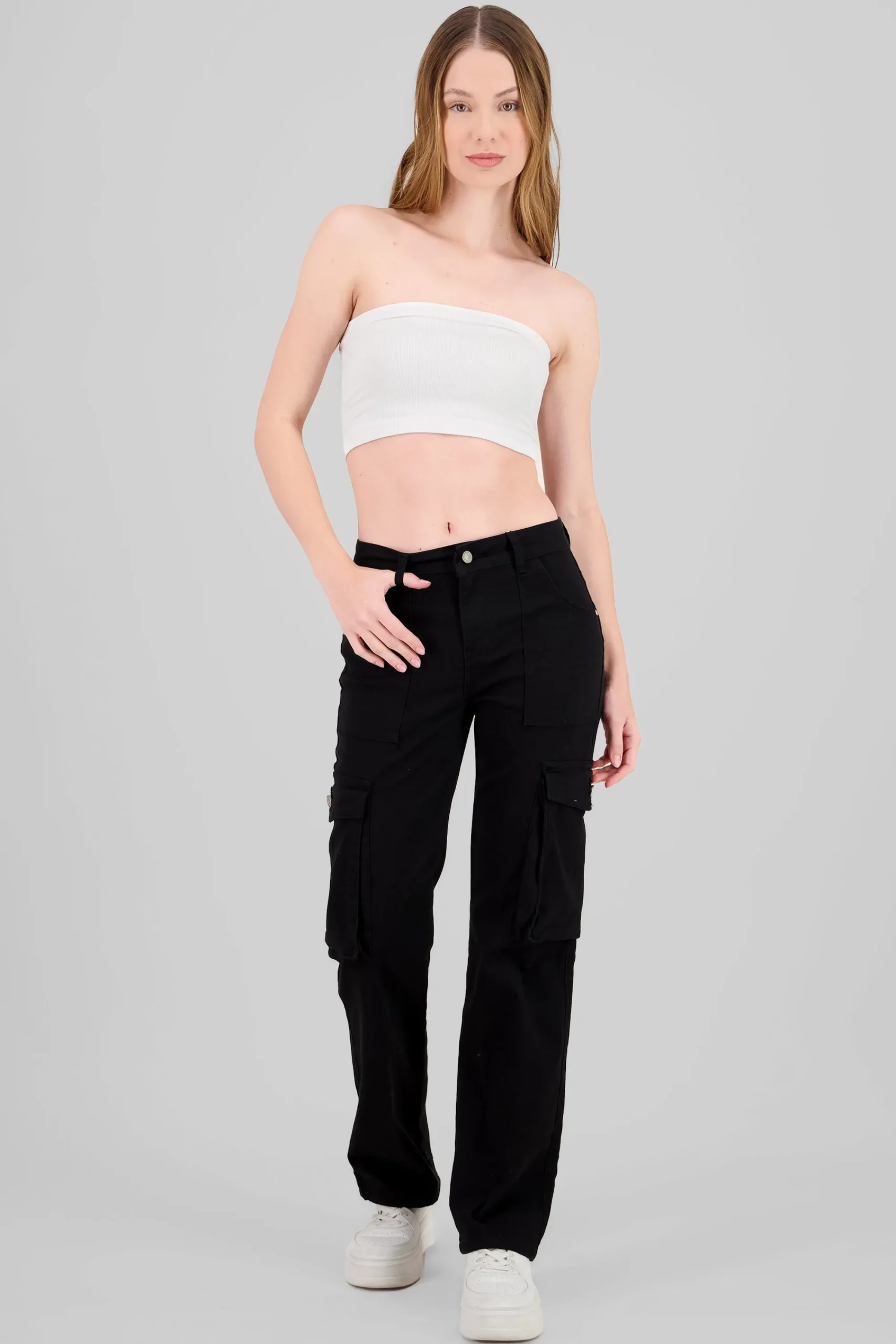 Shasa Cargo Jeans With 2 Pockets