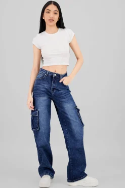 Shasa Cargo Jeans With Pockets