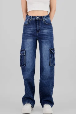 Shasa Cargo Jeans With Pockets