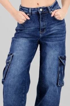 Shasa Cargo Jeans With Pockets