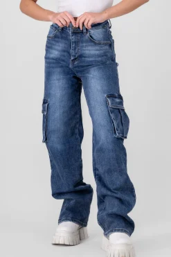Shasa Cargo Jeans With Pockets