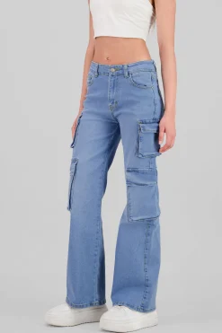 Shasa Cargo Jeans With Pockets