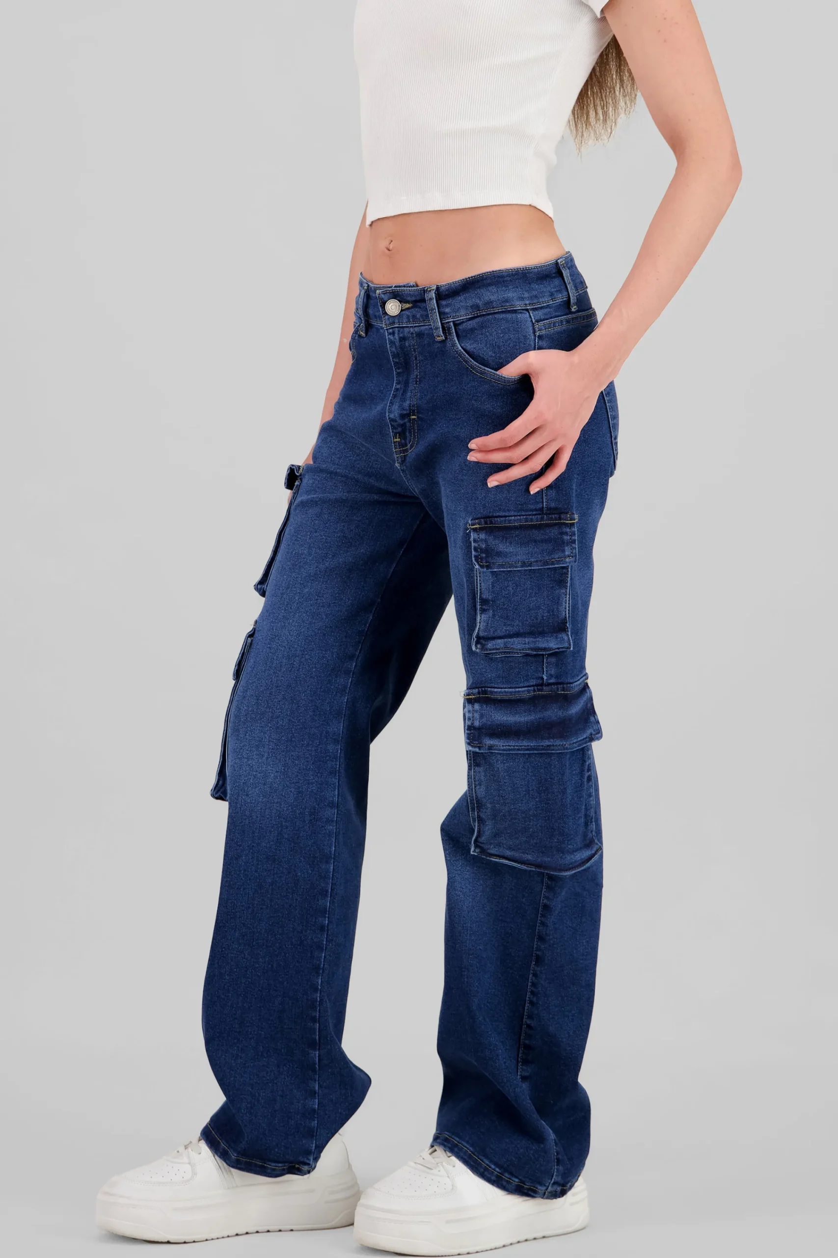 Shasa Cargo Jeans With Pockets