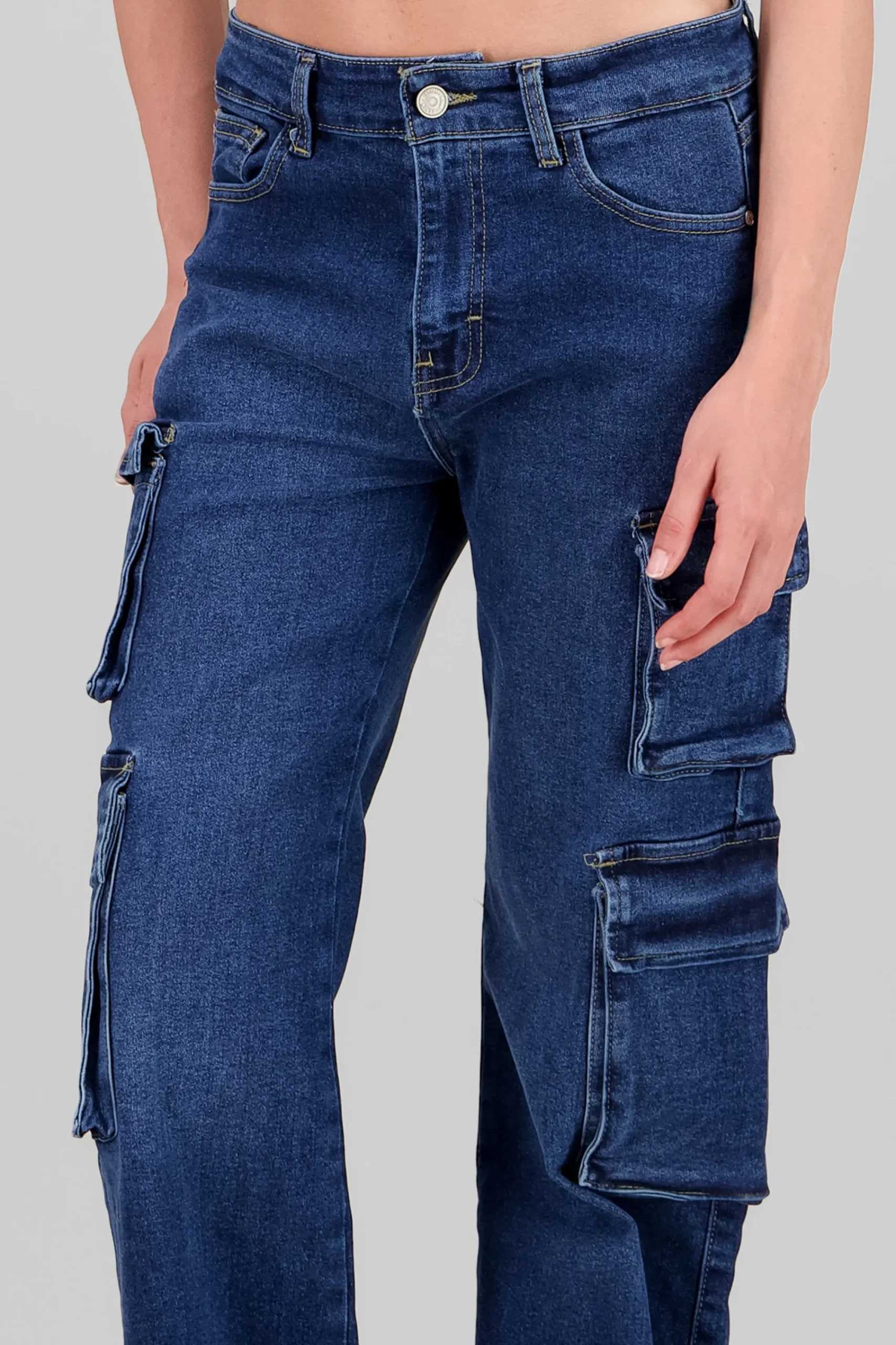 Shasa Cargo Jeans With Pockets
