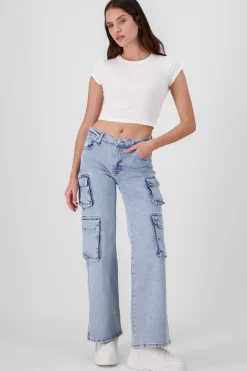 Shasa Cargo Jeans With Pockets