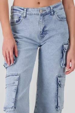 Shasa Cargo Jeans With Pockets