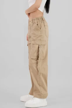 Shasa Cargo Pants with Drawstrings