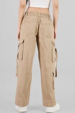Shasa Cargo Pants with Drawstrings