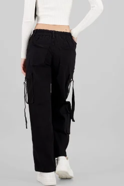 Shasa Cargo Pants with Drawstrings
