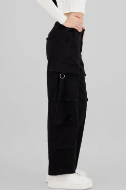 Shasa Cargo Pants with Drawstrings