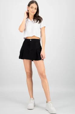 Shasa Cargo Pleated Skort