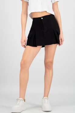 Shasa Cargo Pleated Skort