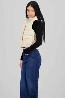 Shasa Cargo Pocket Cropped Vest