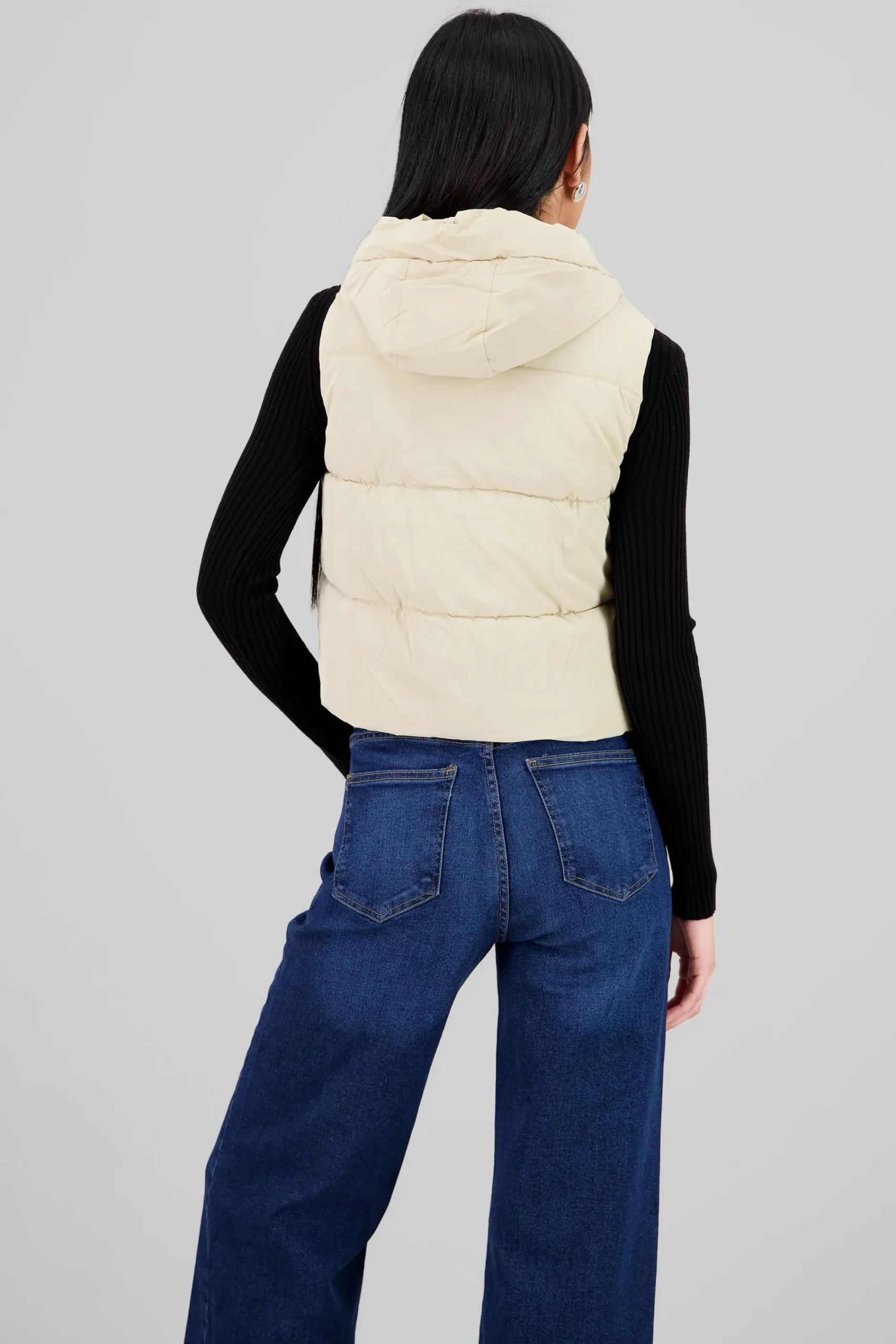 Shasa Cargo Pocket Cropped Vest