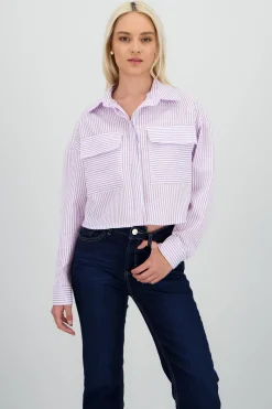 Shasa Cargo Pockets Long Sleeve Shirt