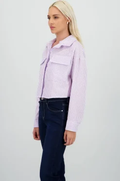 Shasa Cargo Pockets Long Sleeve Shirt