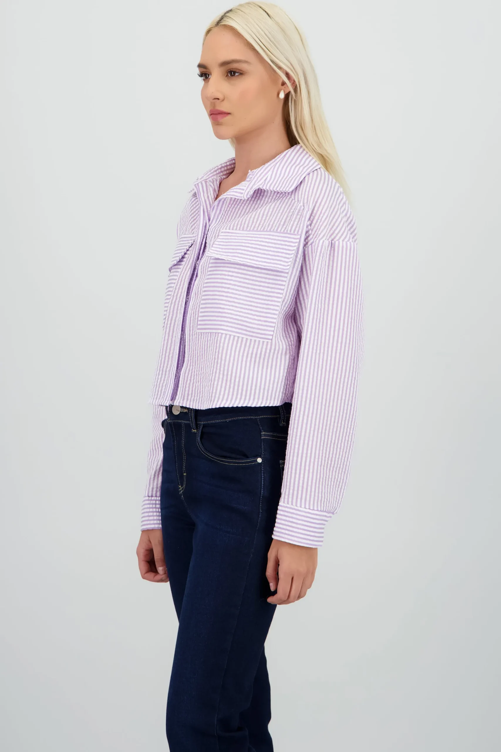 Shasa Cargo Pockets Long Sleeve Shirt