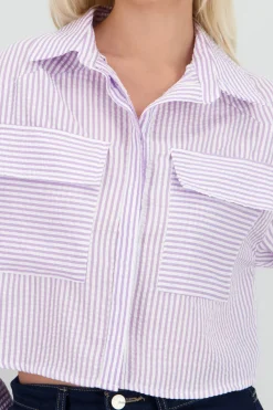 Shasa Cargo Pockets Long Sleeve Shirt