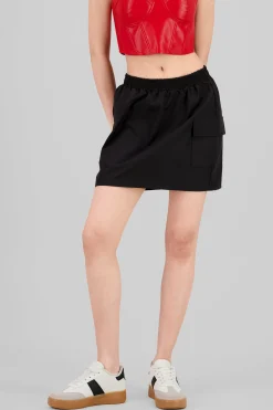 Shasa Cargo Pockets Parachute Mini Skirt