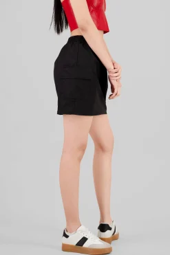 Shasa Cargo Pockets Parachute Mini Skirt