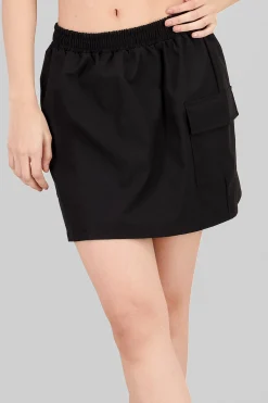 Shasa Cargo Pockets Parachute Mini Skirt