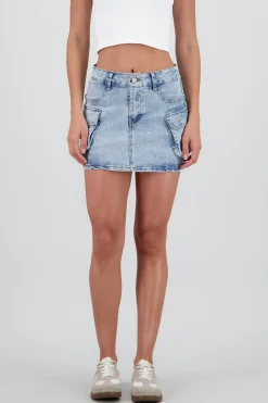 Shasa Cargo Skirt with two large pockets