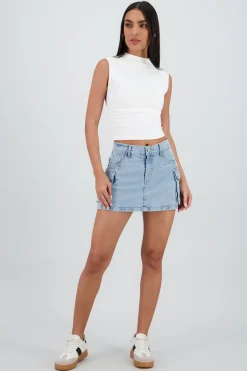 Shasa Cargo Skort with Two Pockets