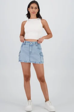 Shasa Cargo Skort with Waistband