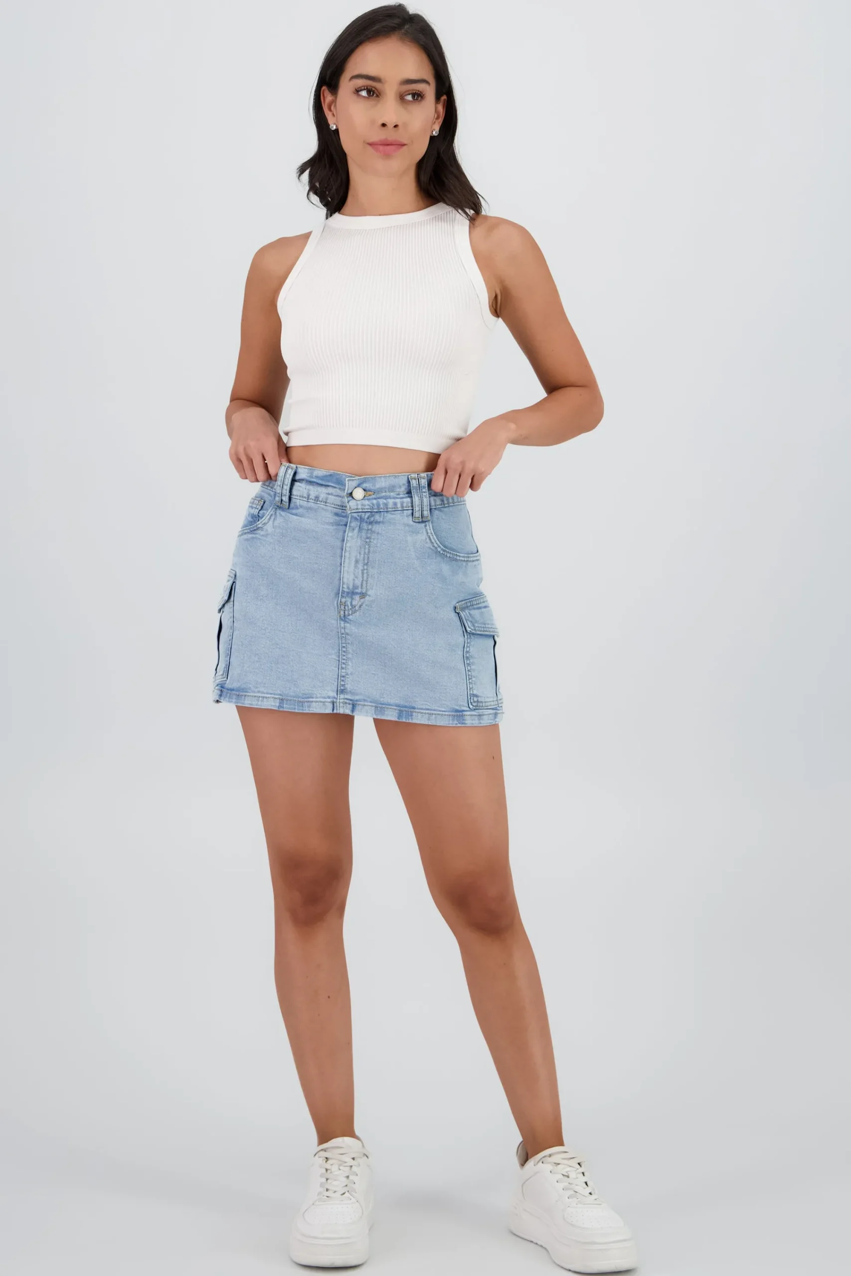 Shasa Cargo Skort with Waistband
