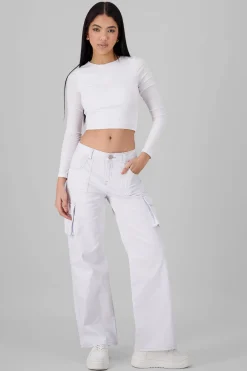 Shasa Cargo Wide Leg Jeans