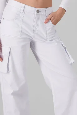 Shasa Cargo Wide Leg Jeans