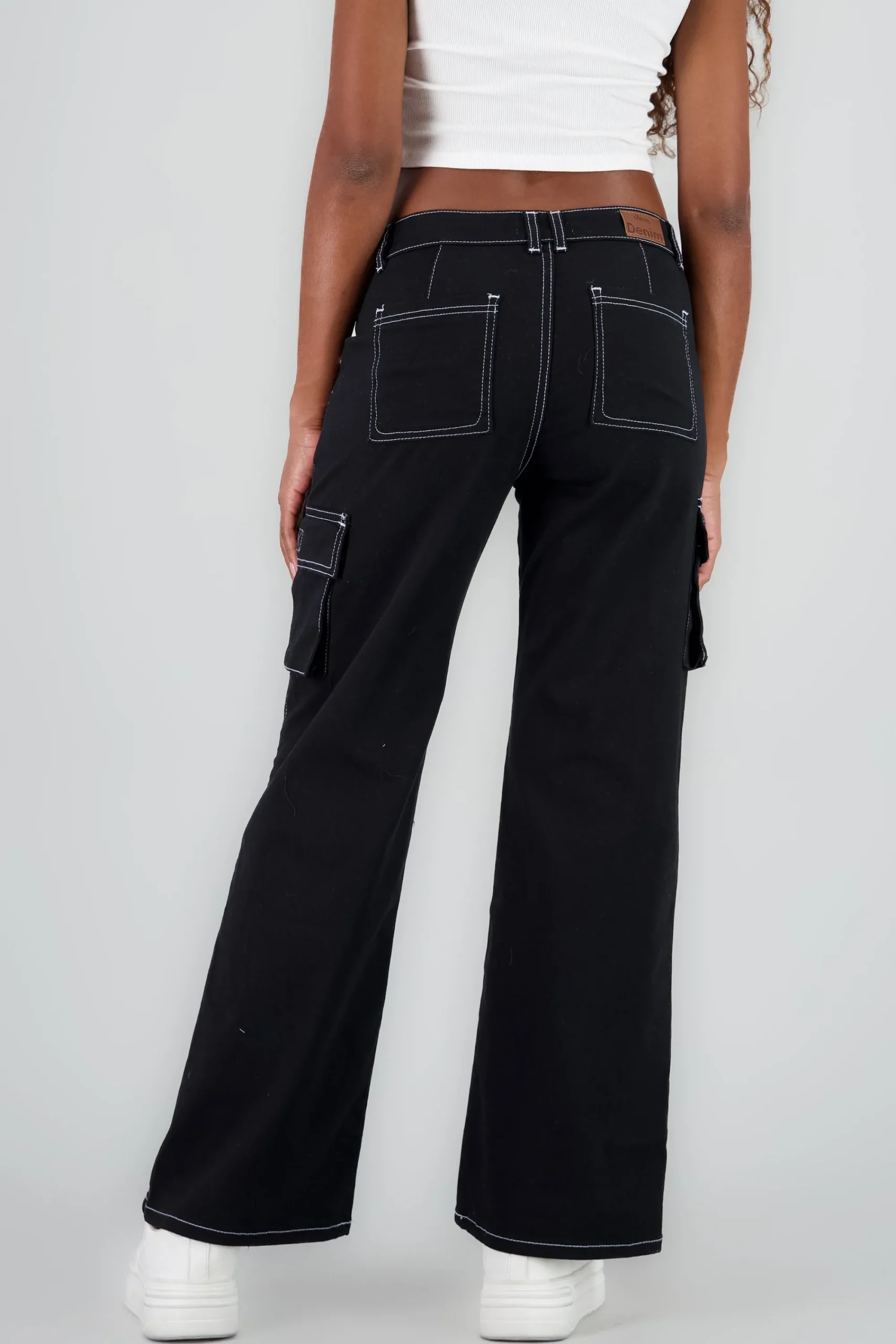 Shasa Cargo Wide Leg Jeans