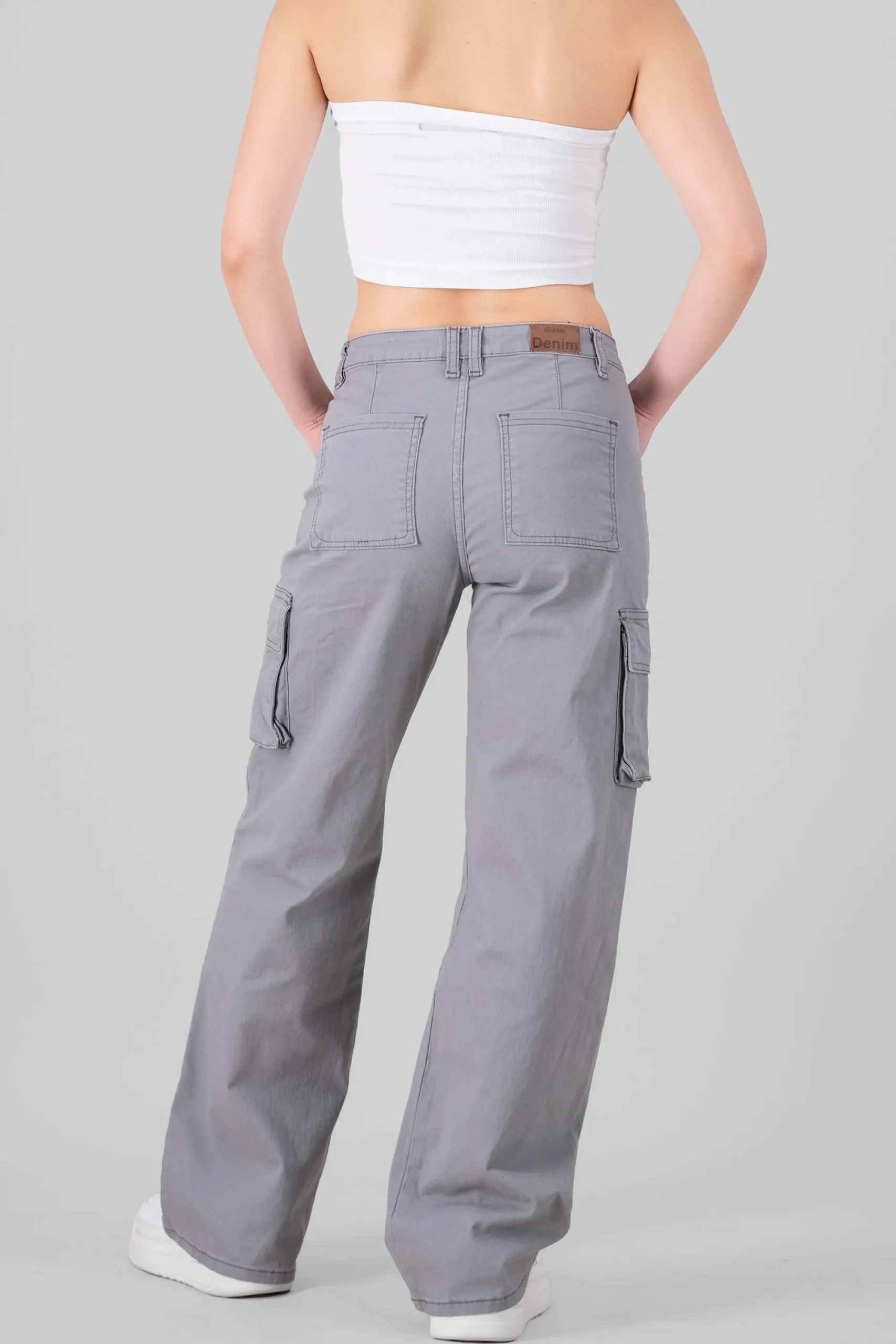 Shasa Cargo Wide Leg Jeans