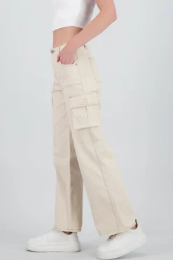 Shasa Cargo Wide Leg Jeans