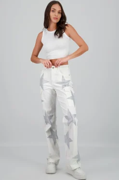 Shasa Cargo Wide Leg Jeans