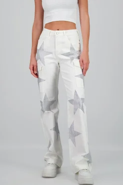 Shasa Cargo Wide Leg Jeans