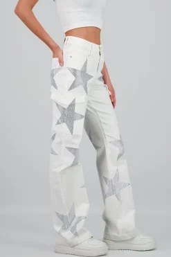 Shasa Cargo Wide Leg Jeans