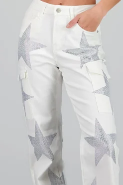 Shasa Cargo Wide Leg Jeans
