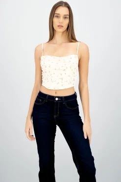 Shasa Cascade Neck Floral Corset