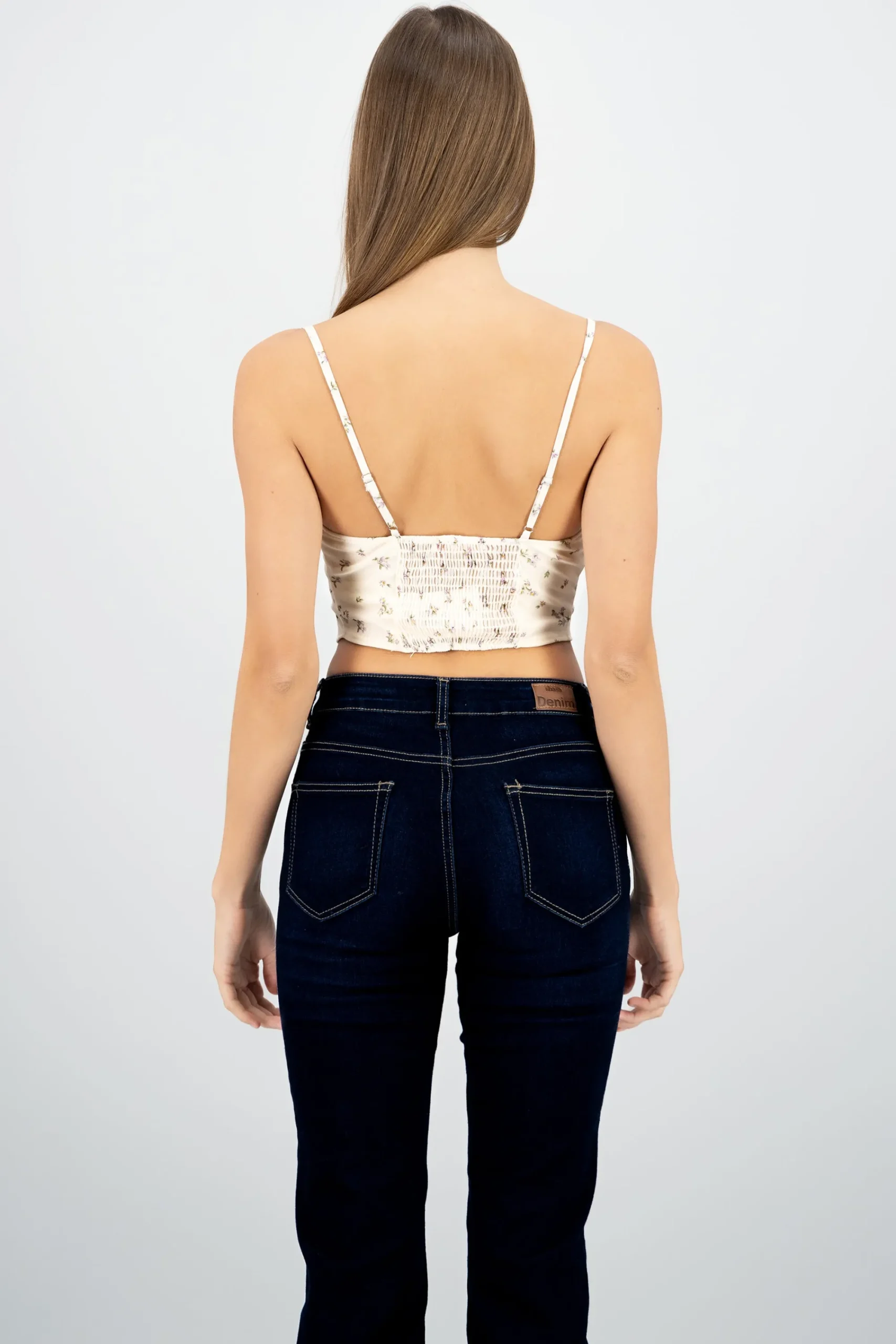 Shasa Cascade Neck Floral Corset
