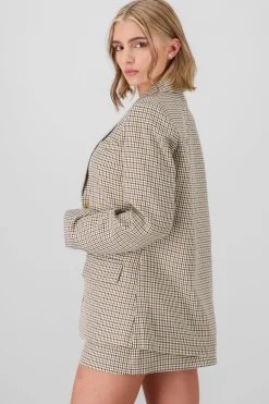 Shasa Checkered Blazer
