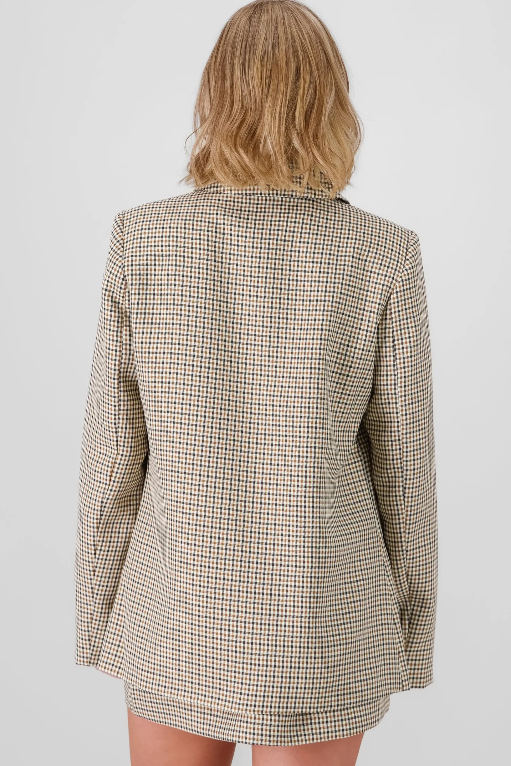 Shasa Checkered Blazer