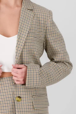 Shasa Checkered Blazer