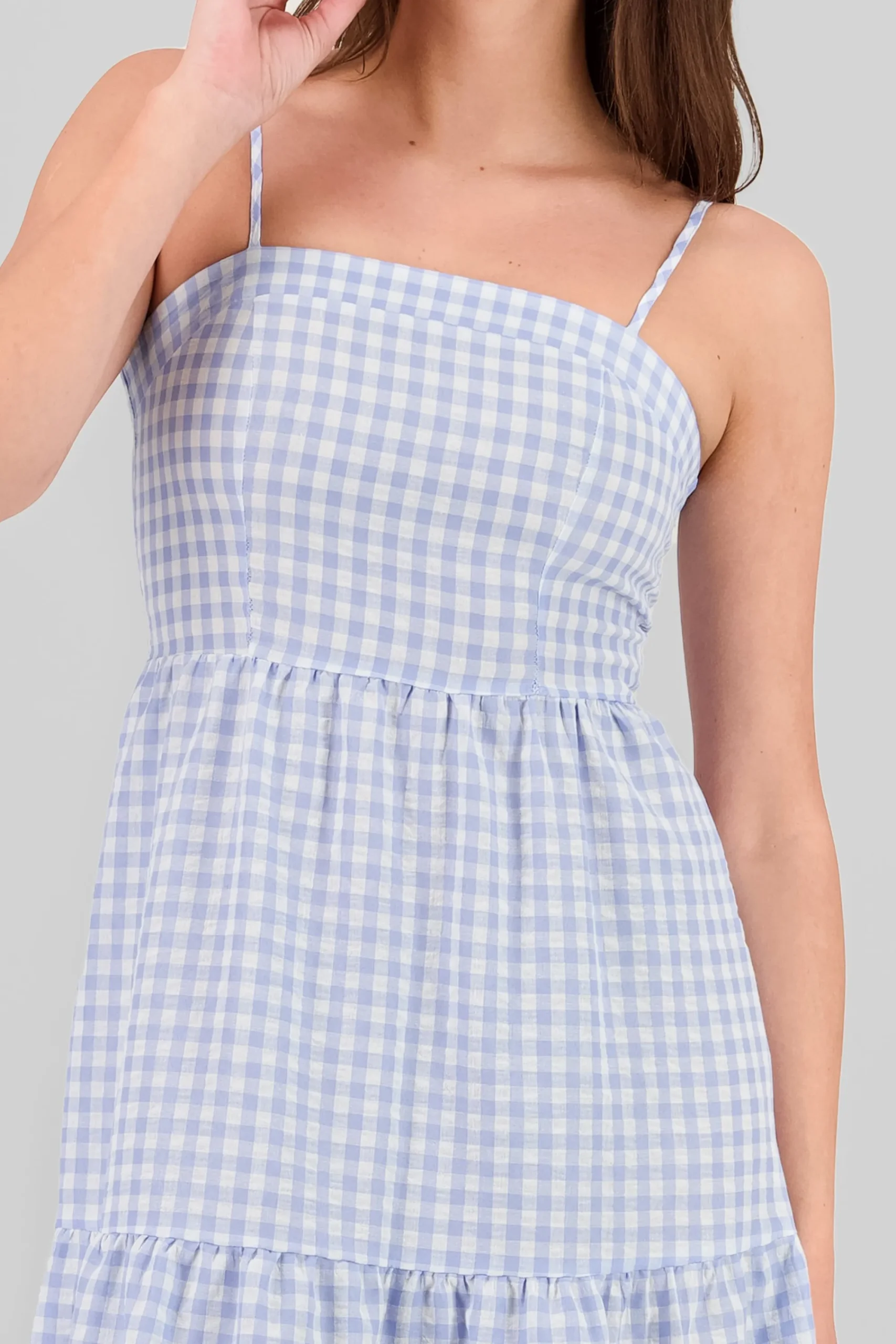 Shasa Checkered Maxi Dress
