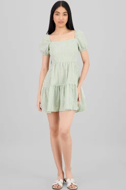 Shasa Checkered Mini Dress