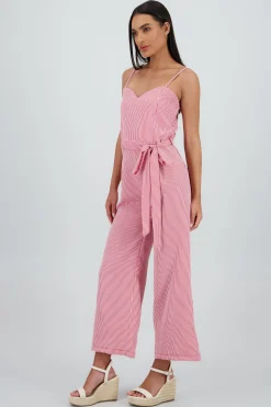 Shasa Checkered Print Jumpsuit