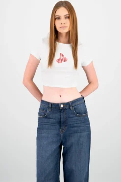 Shasa Cherry Gingham T Shirt