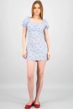 Shasa Cherry Plaid Dress