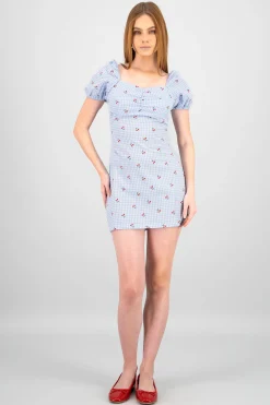 Shasa Cherry Plaid Dress